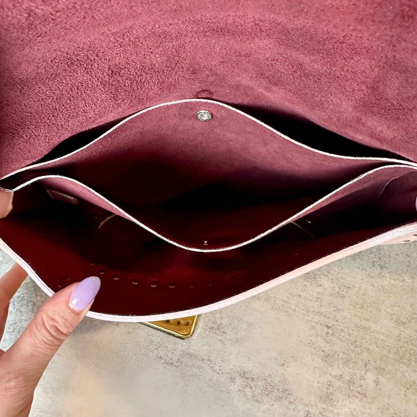 Vintage Celine Pebbled Leather Shoulder Bag