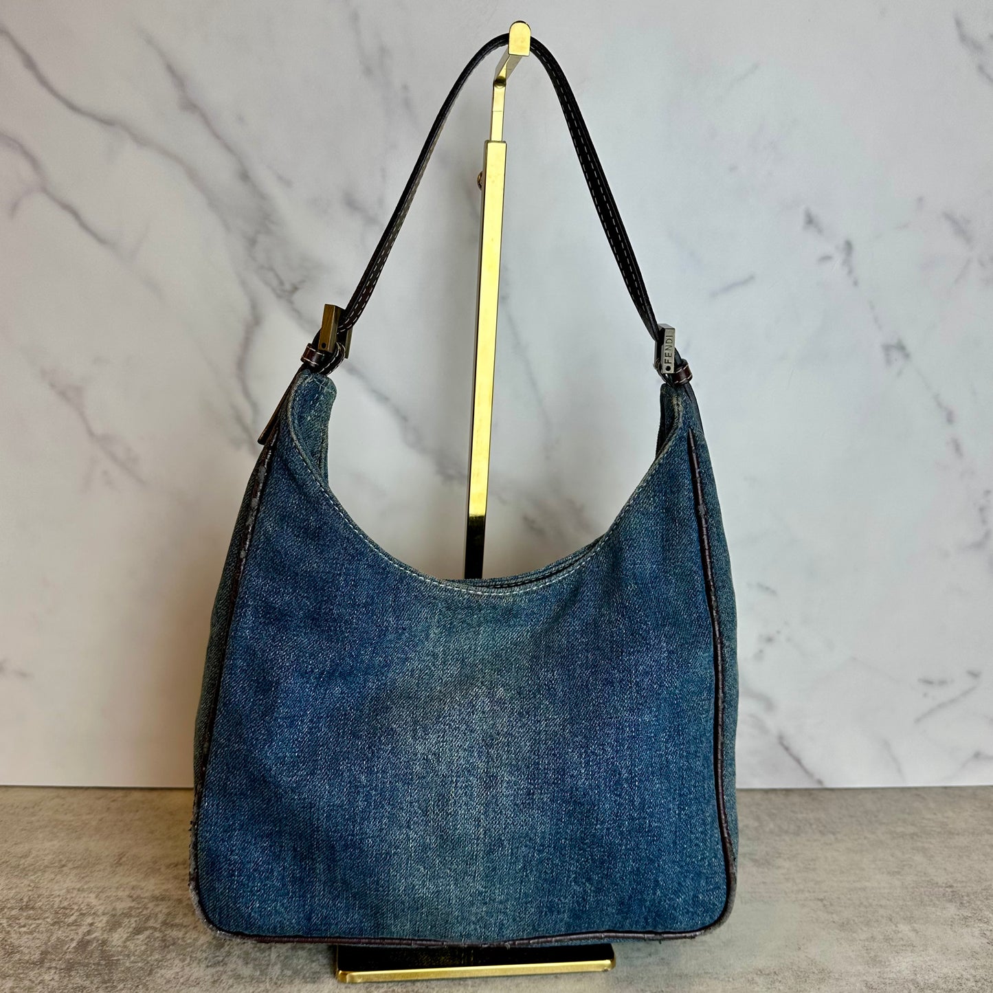 Fendi Denim Hobo Bag