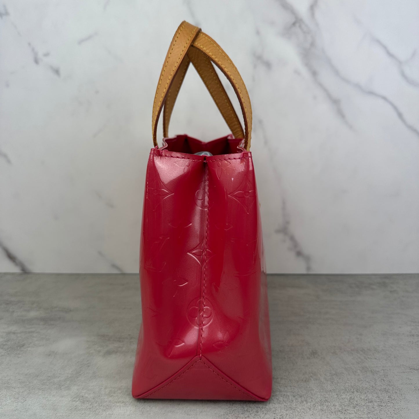 Louis Vuitton Pink Vernis Reade PM