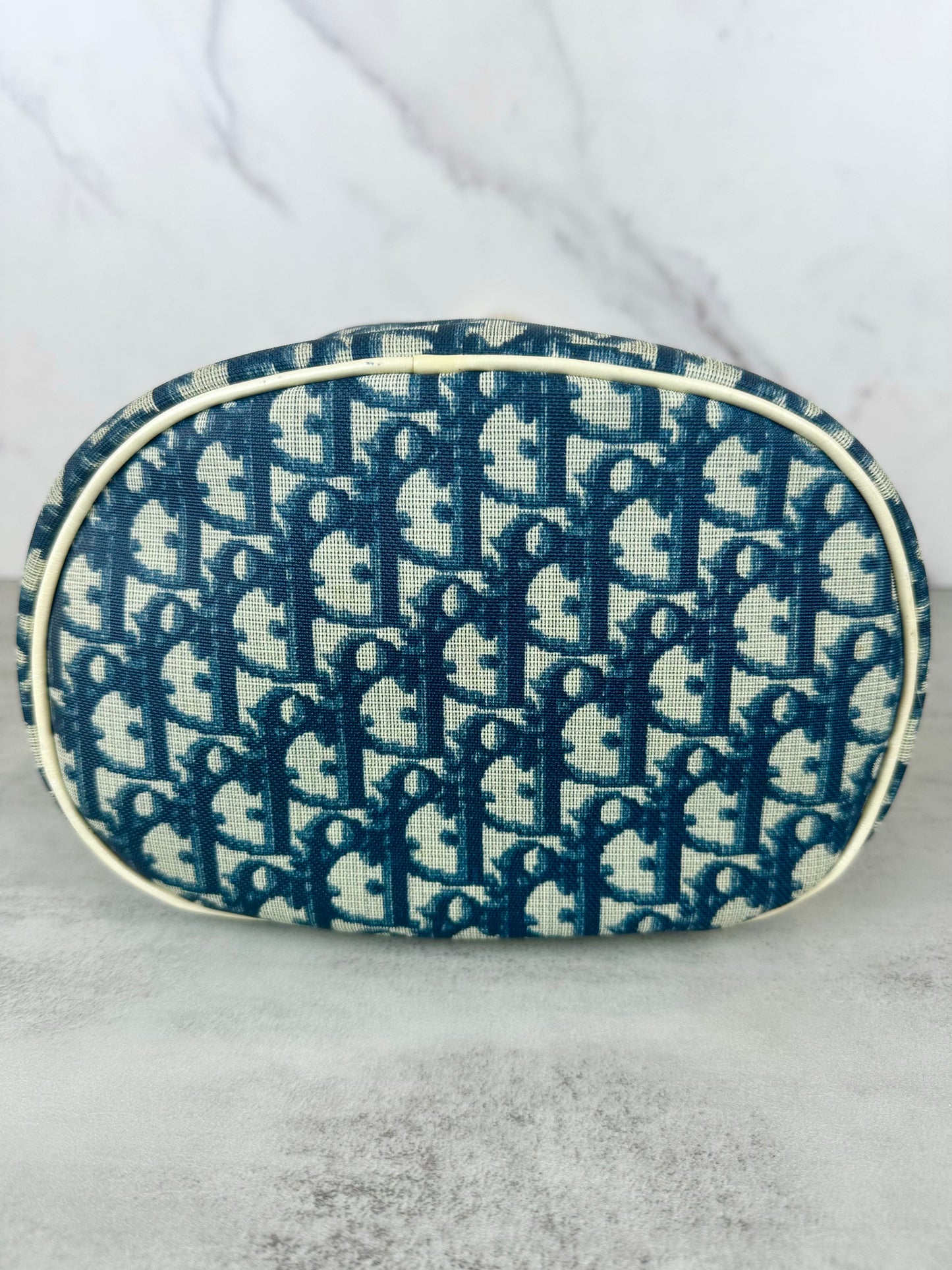 Christian Dior Navy Blue Tote Bag