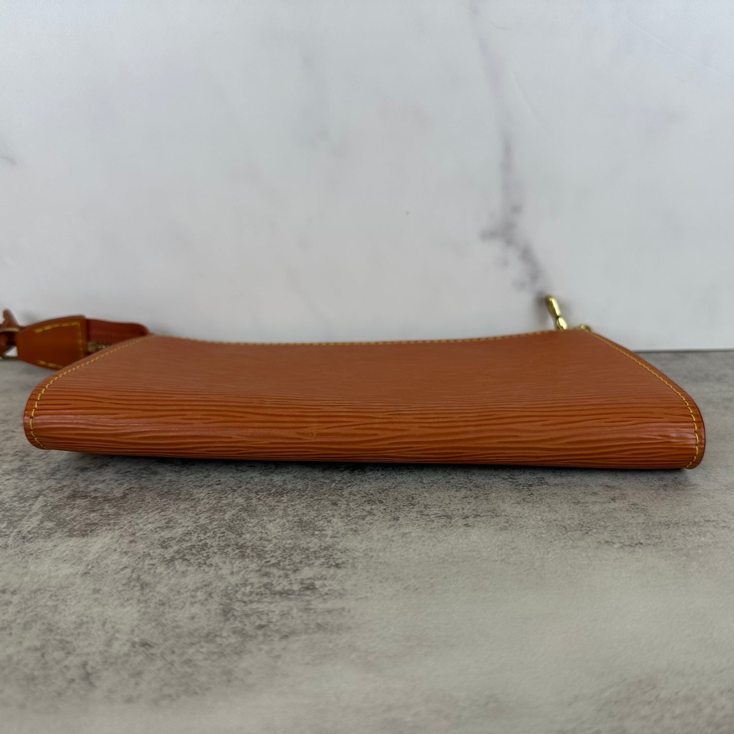 Louis Vuitton Brown Epi Leather Pochette