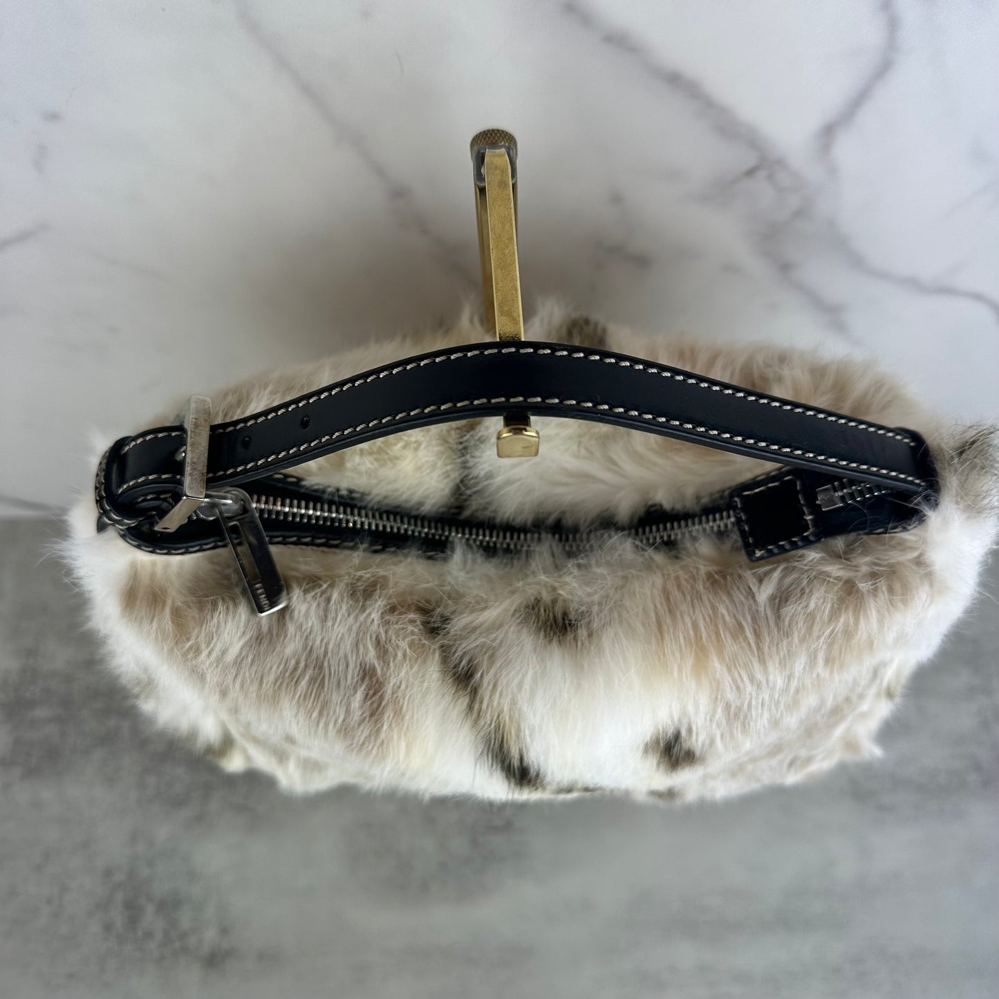 Fendi Rabbit Fur Mini Pochette