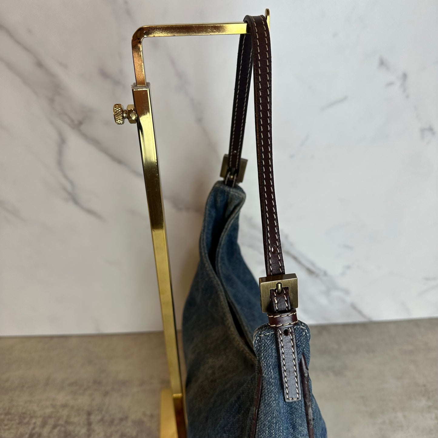 Fendi Denim Hobo Bag