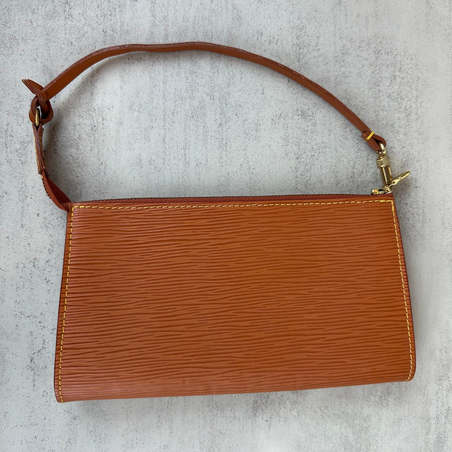 Louis Vuitton Brown Epi Leather Pochette