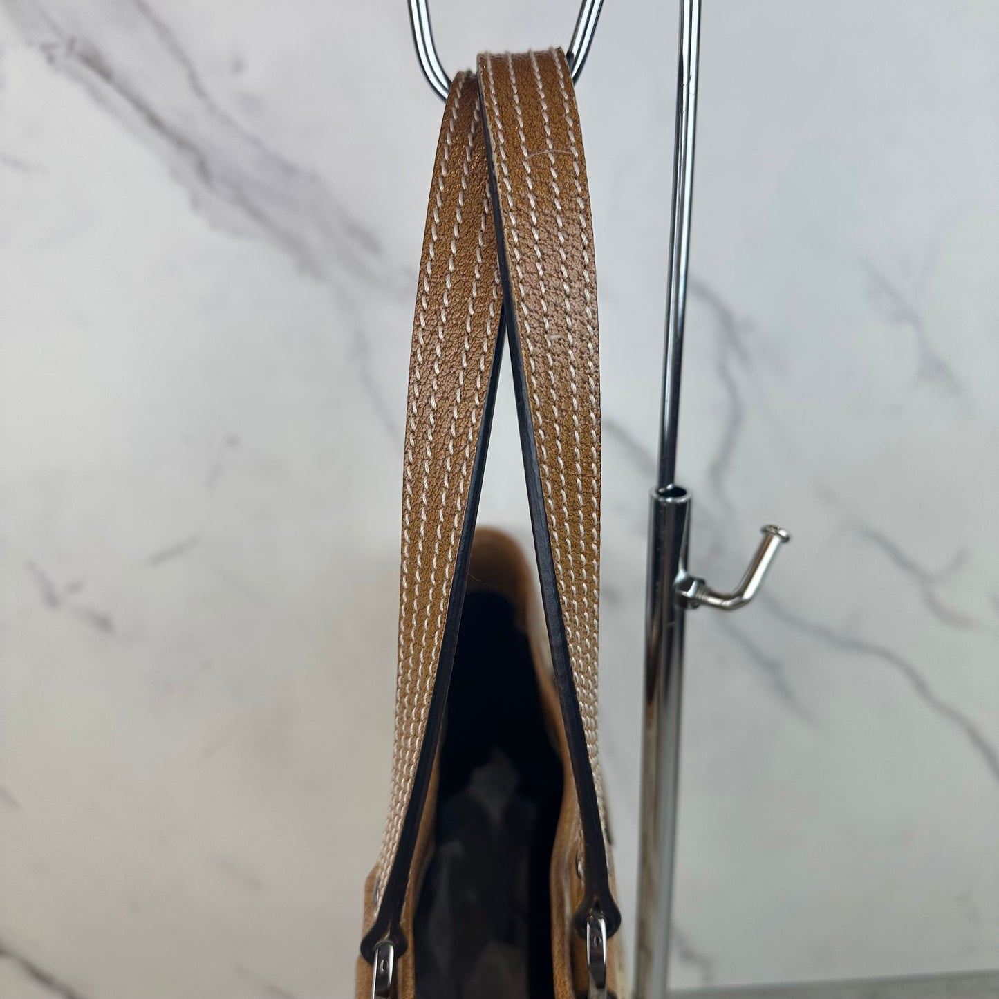 Gucci GG Monogram Canvas & Leather Tote