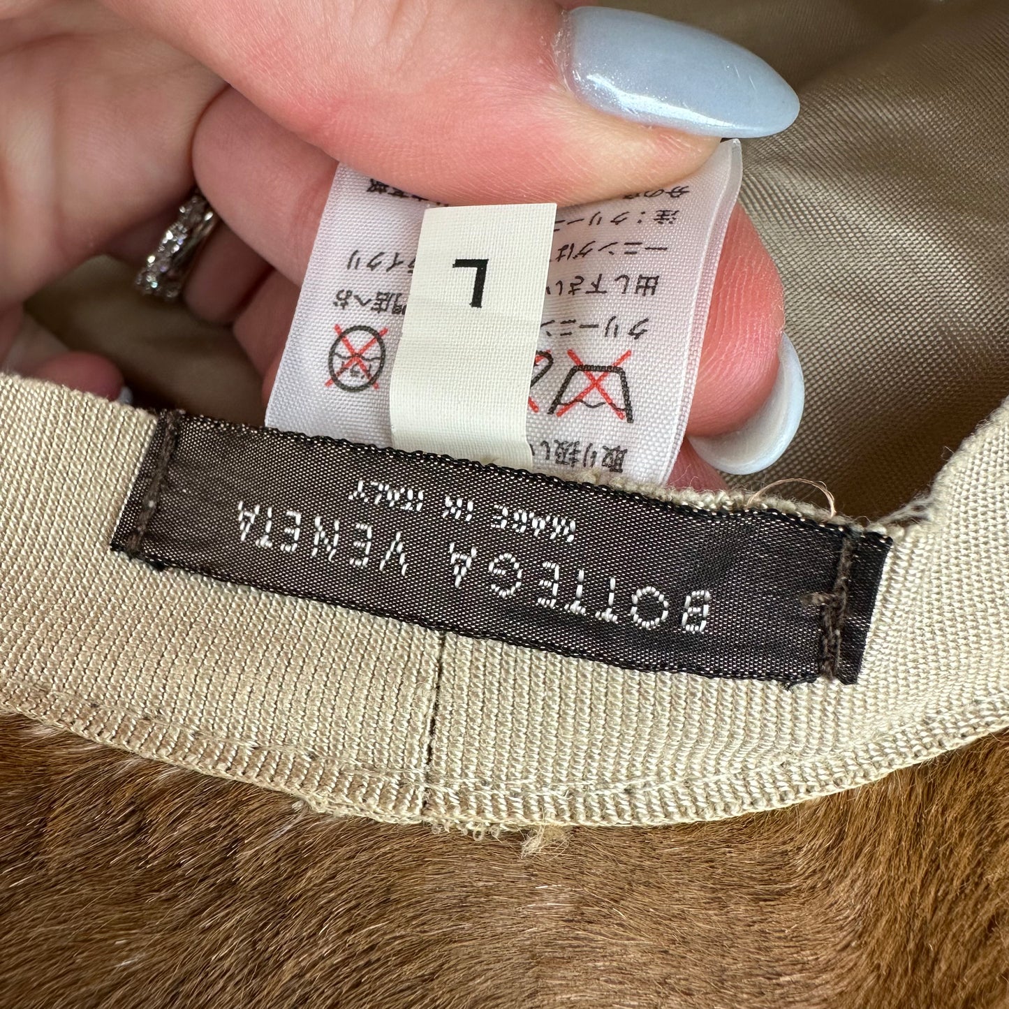 Bottega Veneta Calf Hair Bucket Hat