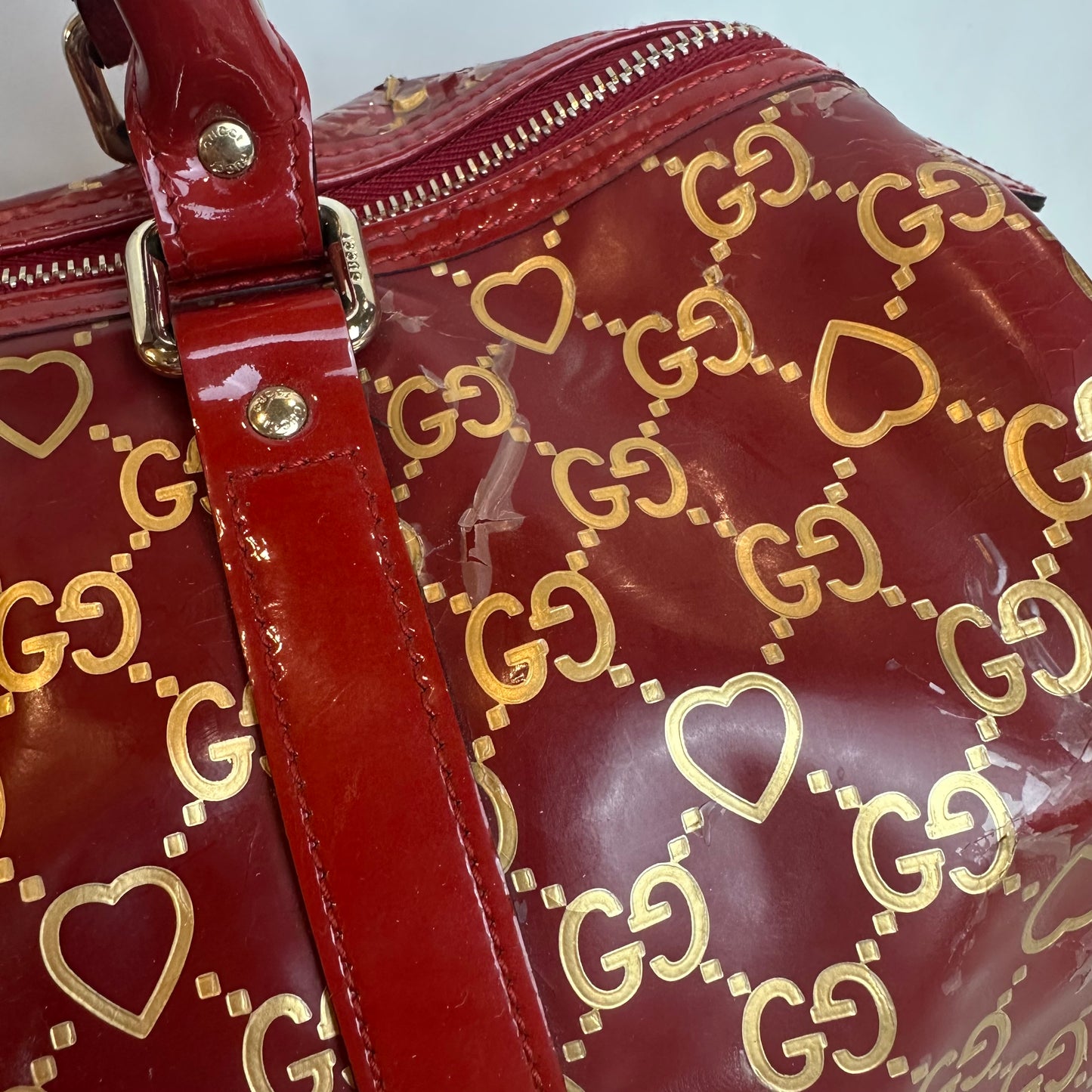 Gucci GG Valentine Medium Joy Boston Bag