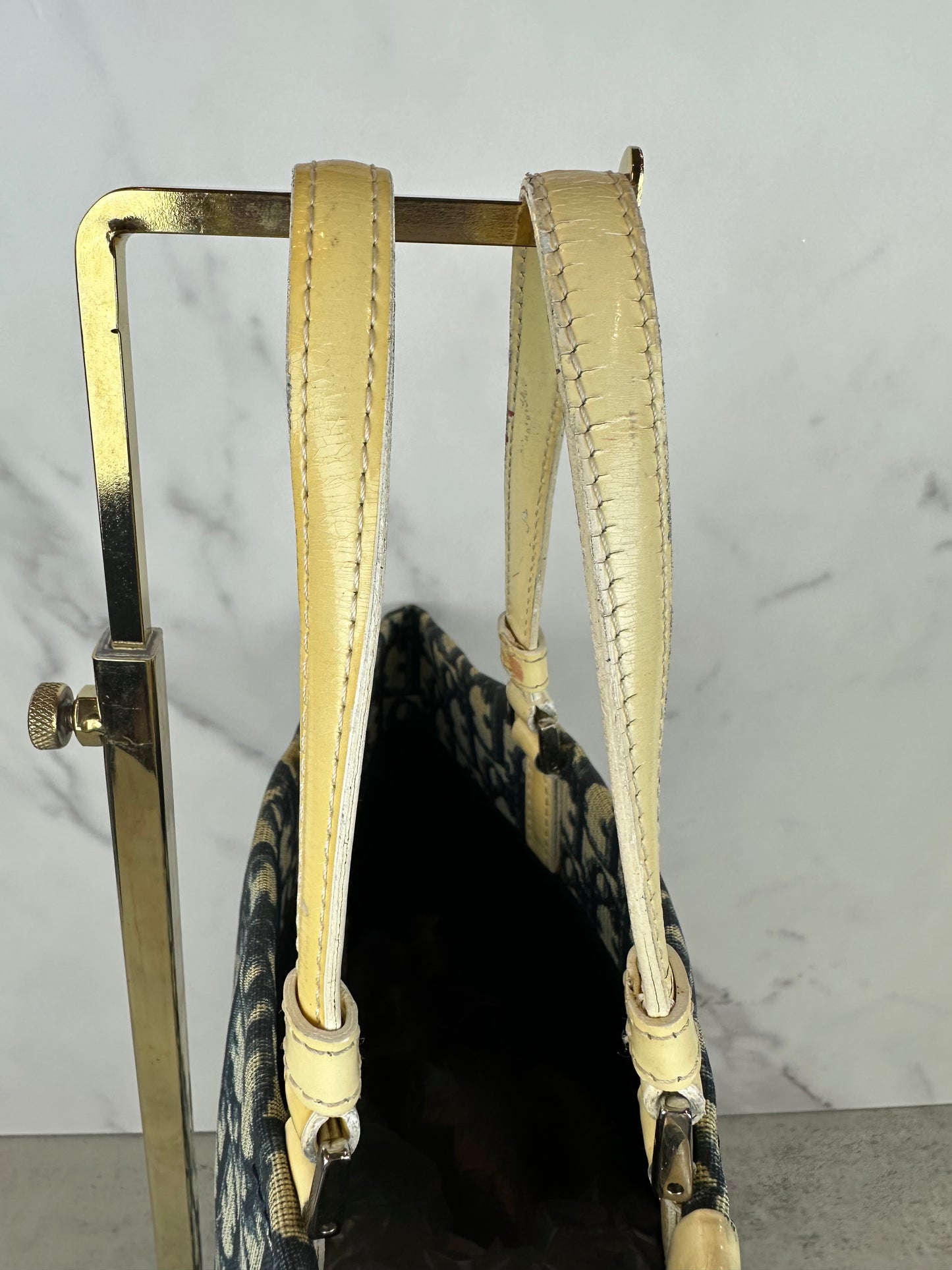 Christian Dior Navy Blue Tote Bag