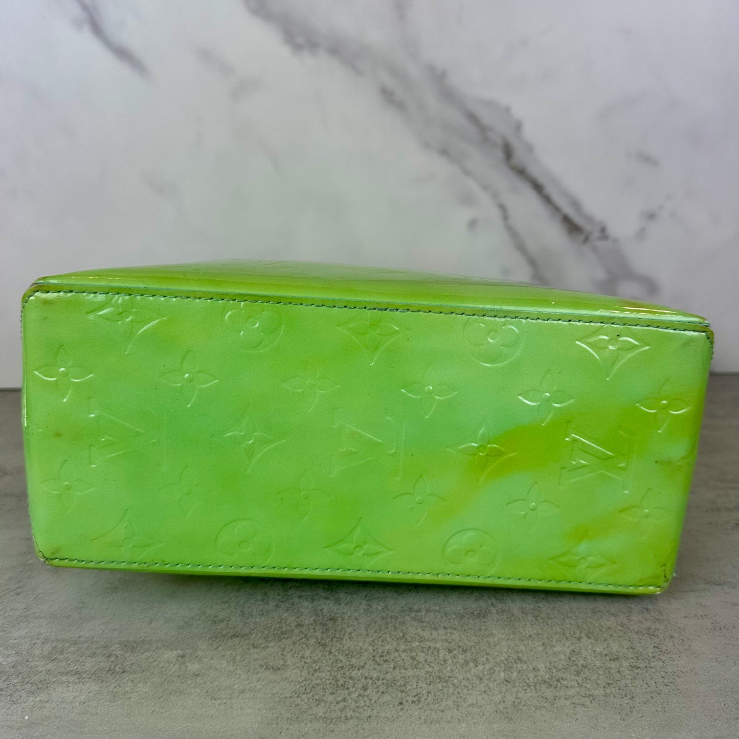 Louis Vuitton Green Vernis Reade PM