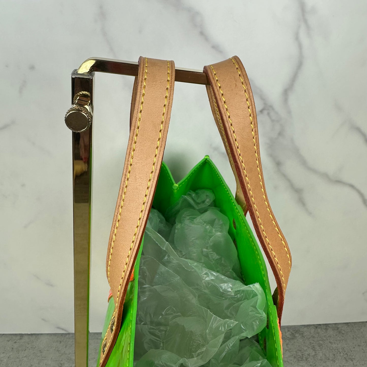 Louis Vuitton Green Vernis Reade PM Limited Edition Robert Wilson