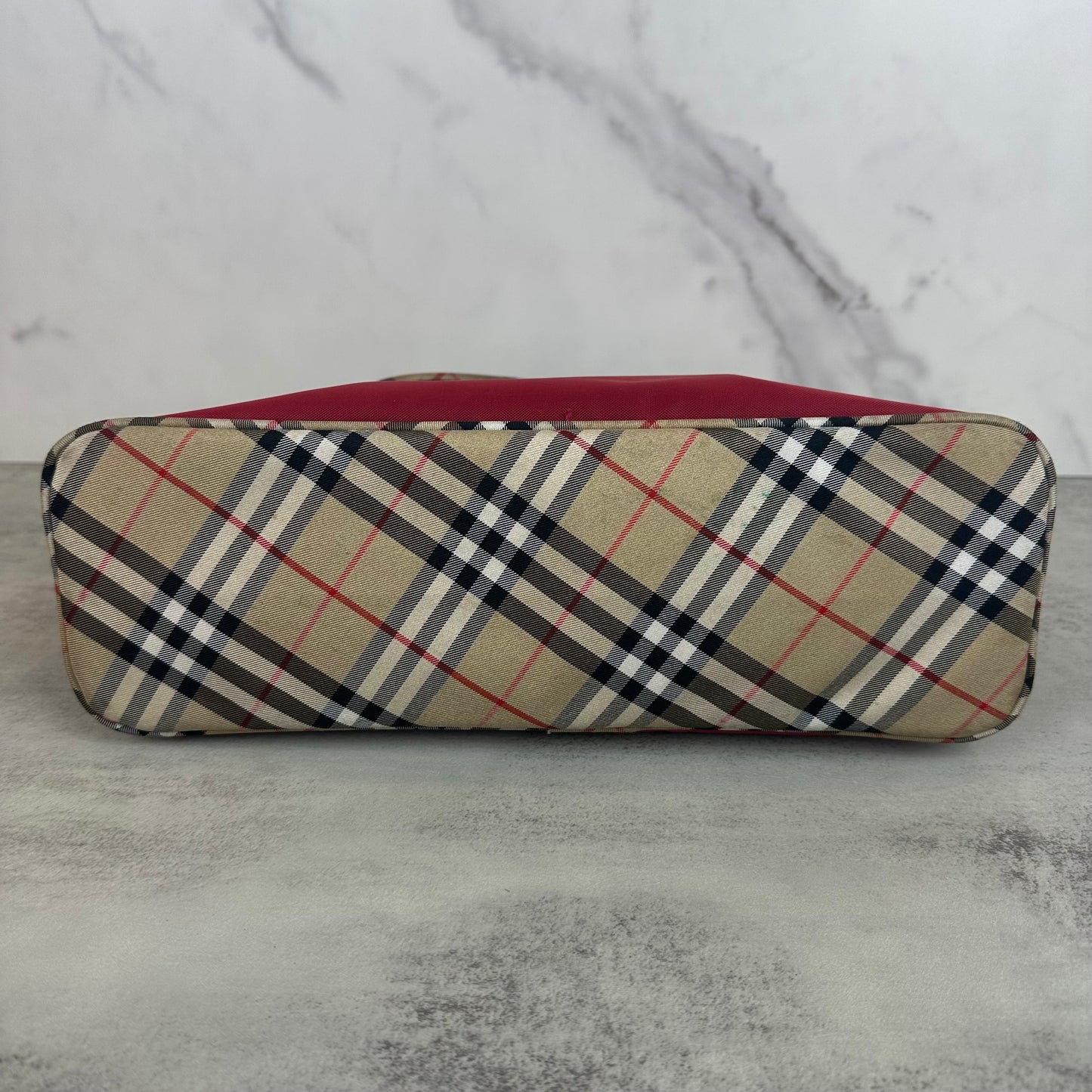 Burberry Blue Label Red Nylon Pochette