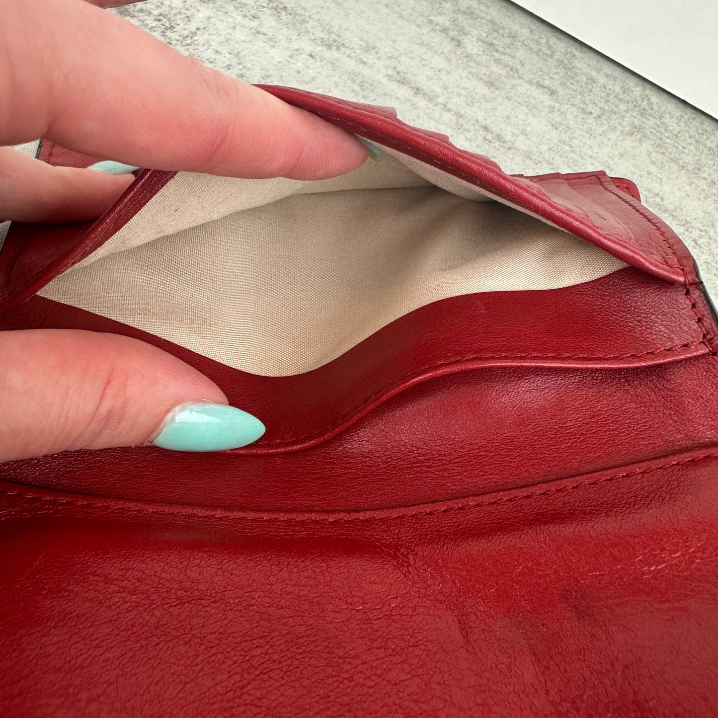Chloe Calfskin Alphabet Compact Wallet