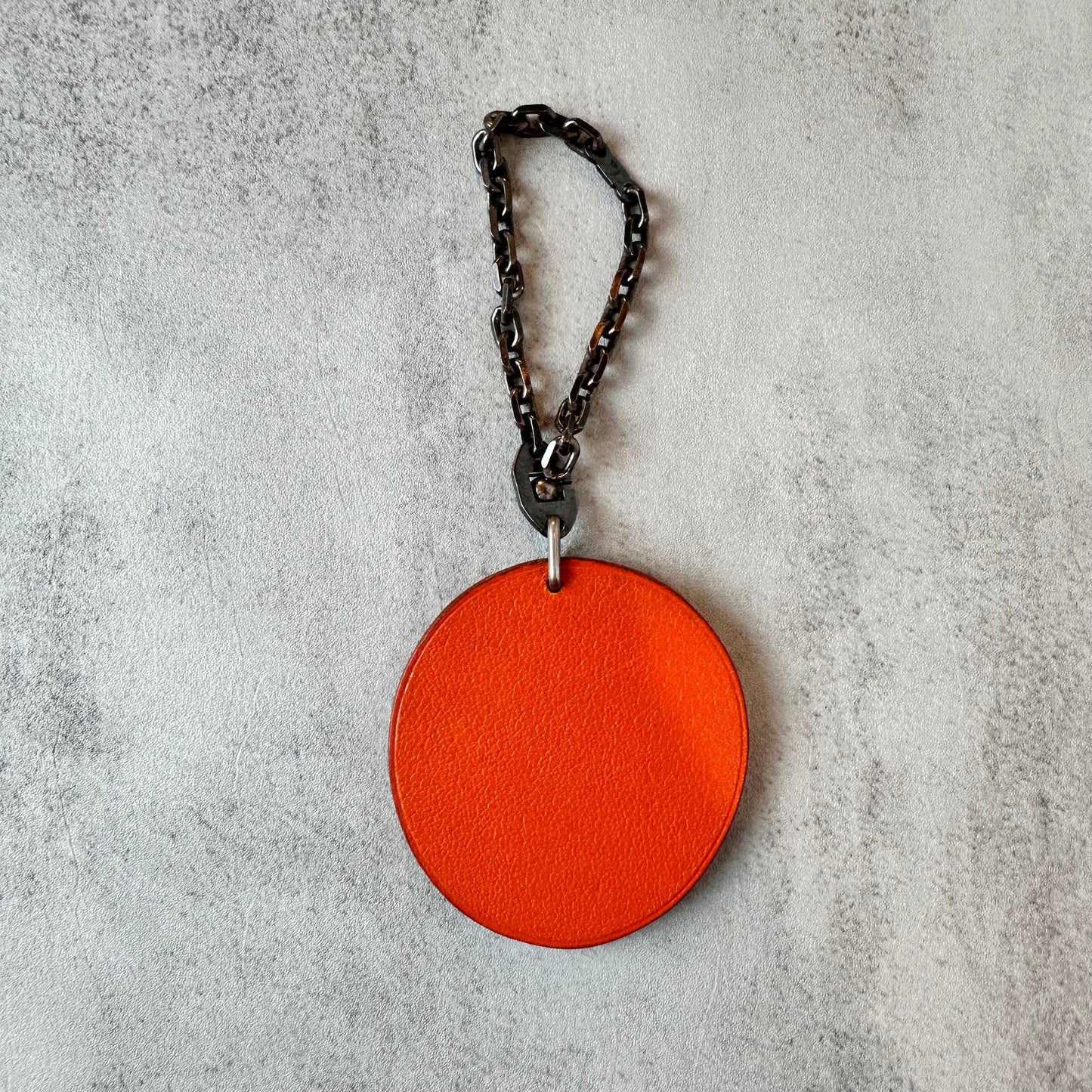 Hermès Chevre Mysore Orange Bag Charm