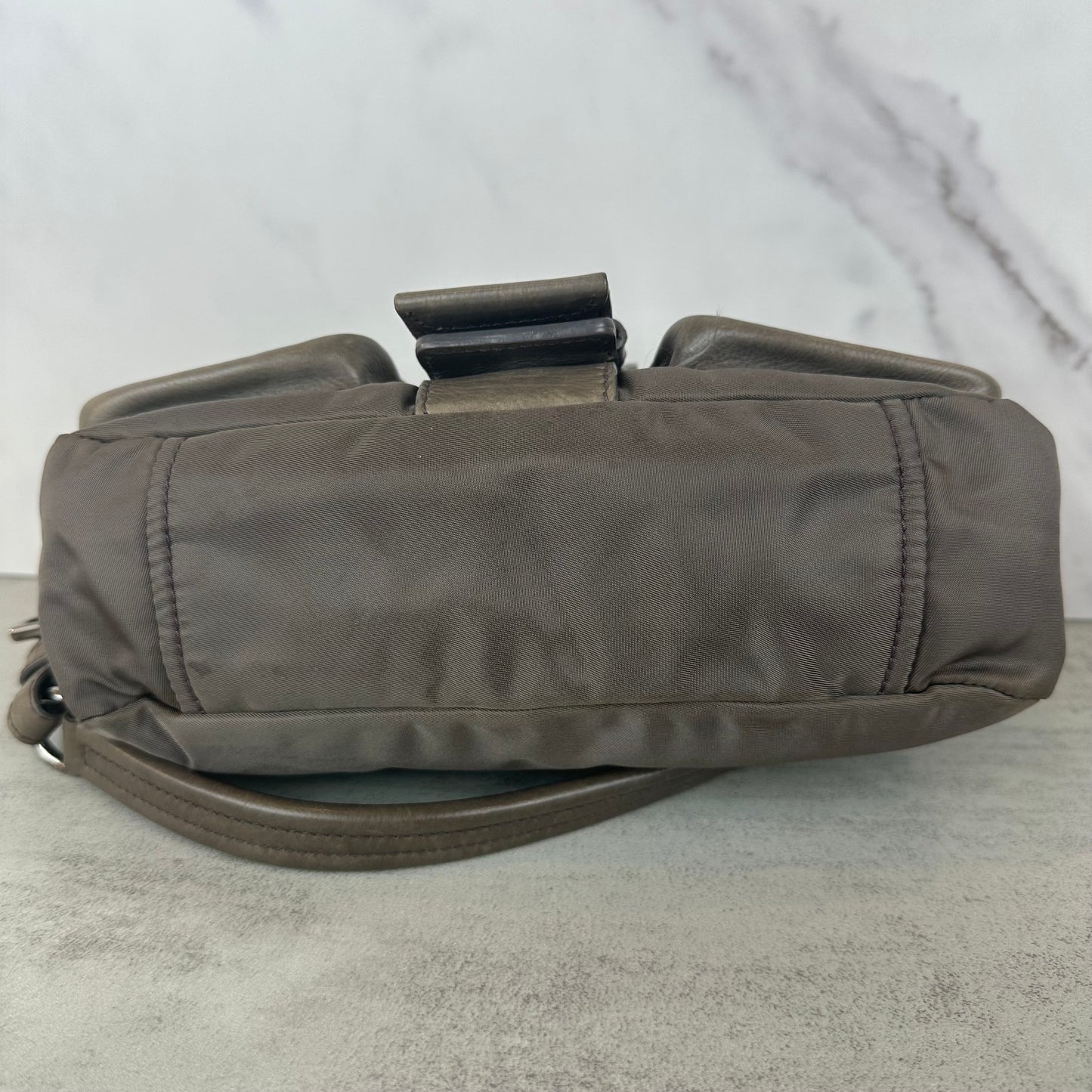 Prada Nylon and Leather Cargo Bag