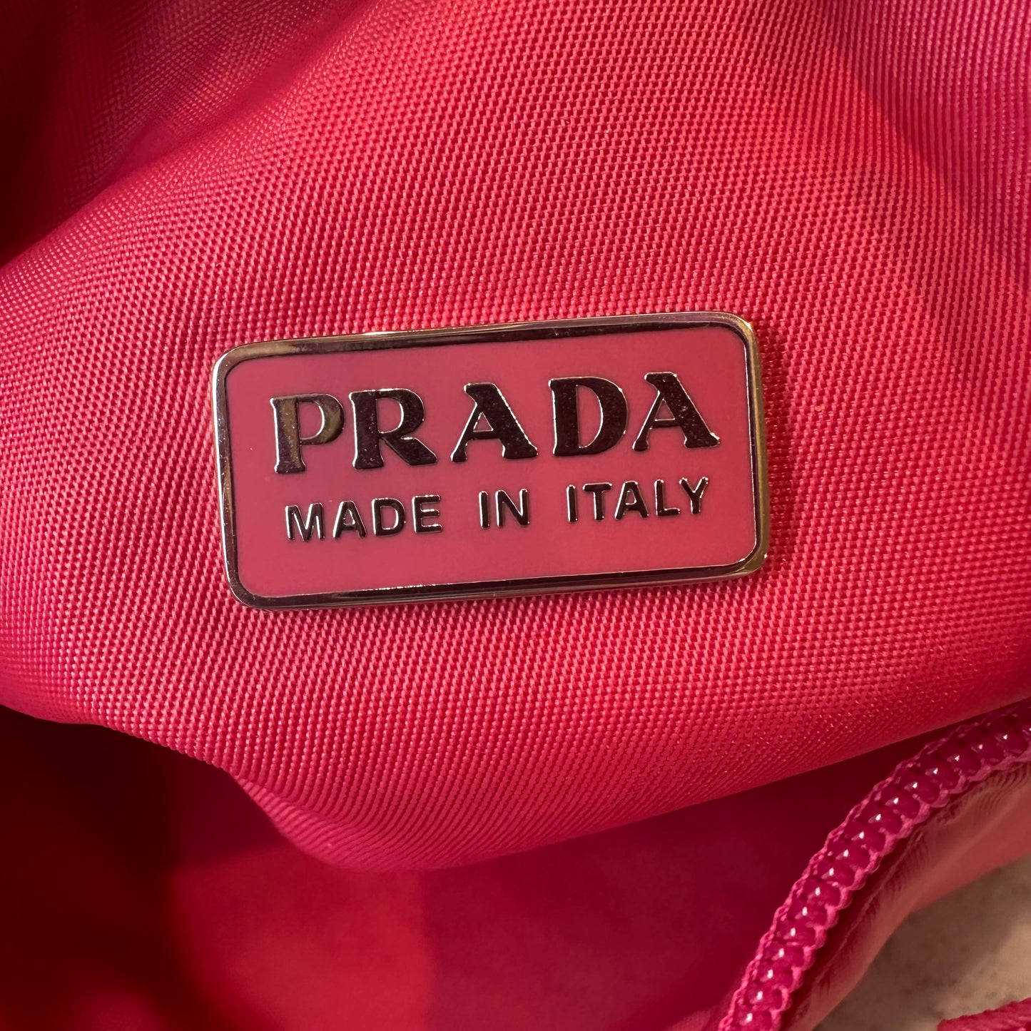 Prada Nylon Pink Pochette