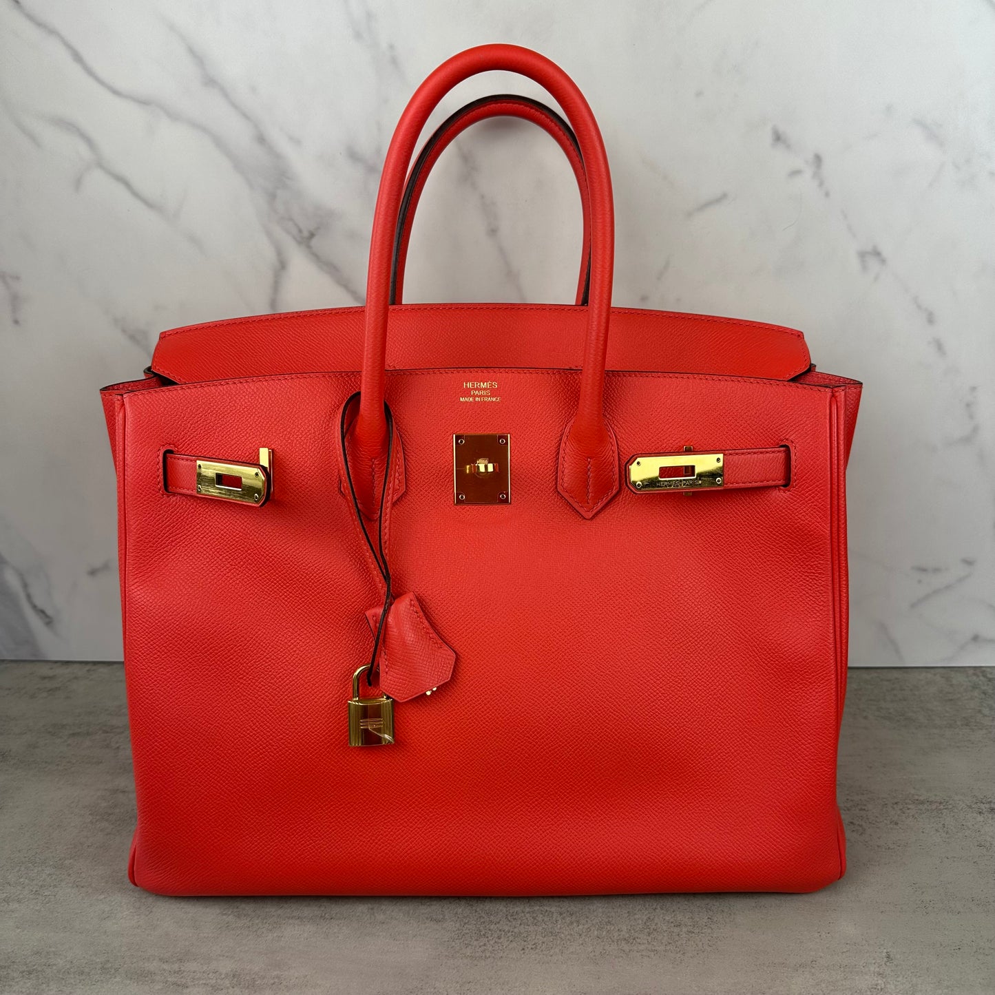 Hermès Rose Jaipur Epsom Birkin 35