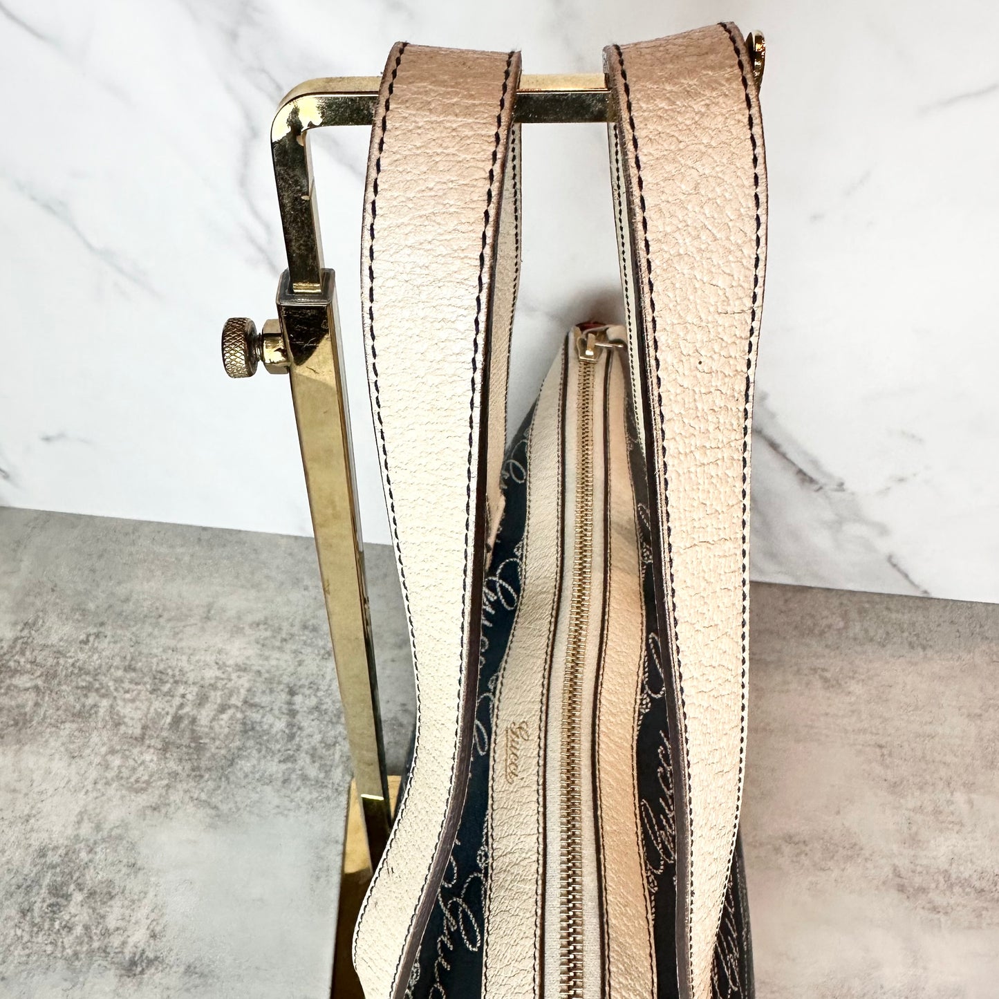 Gucci Nautical Print Abbey D- Ring Shoulder Bag
