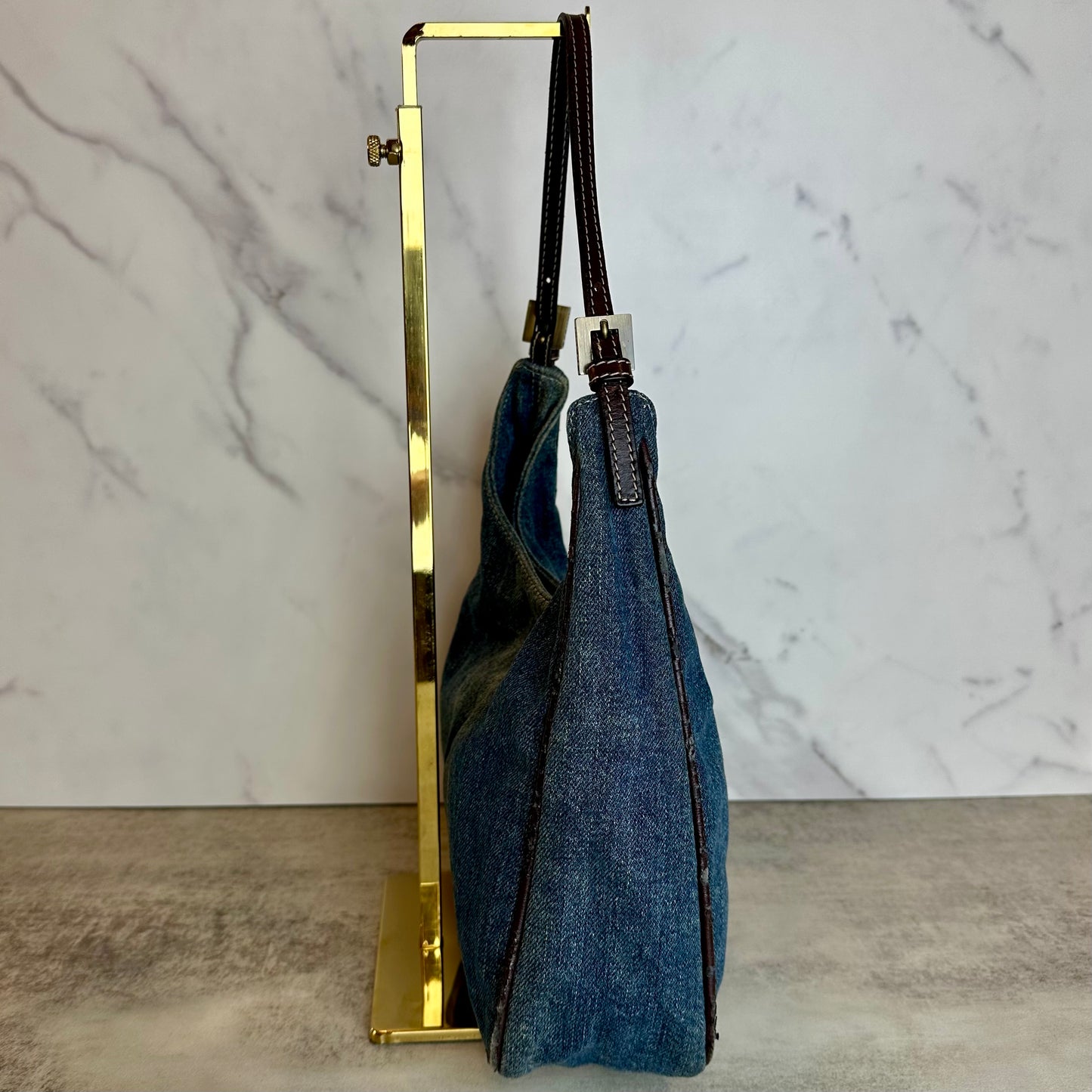 Fendi Denim Hobo Bag