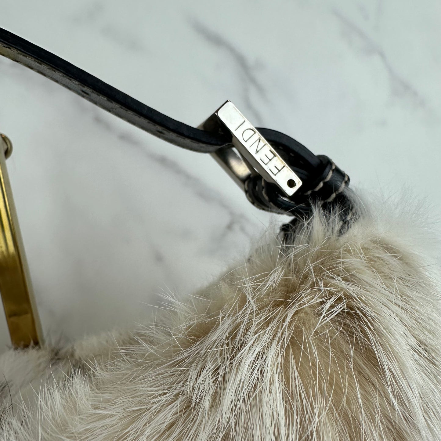 Fendi Rabbit Fur Mini Pochette
