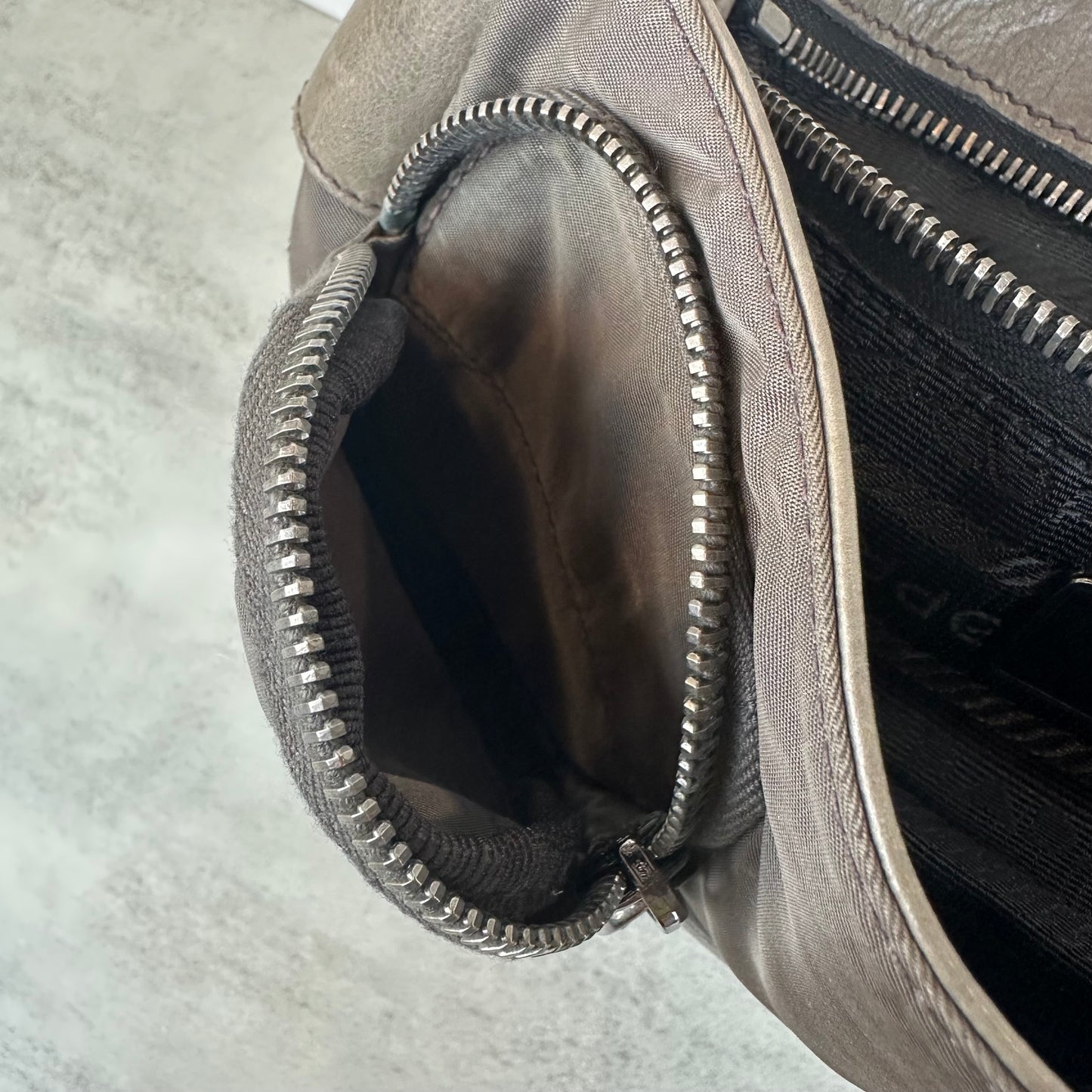 Prada Nylon and Leather Cargo Bag