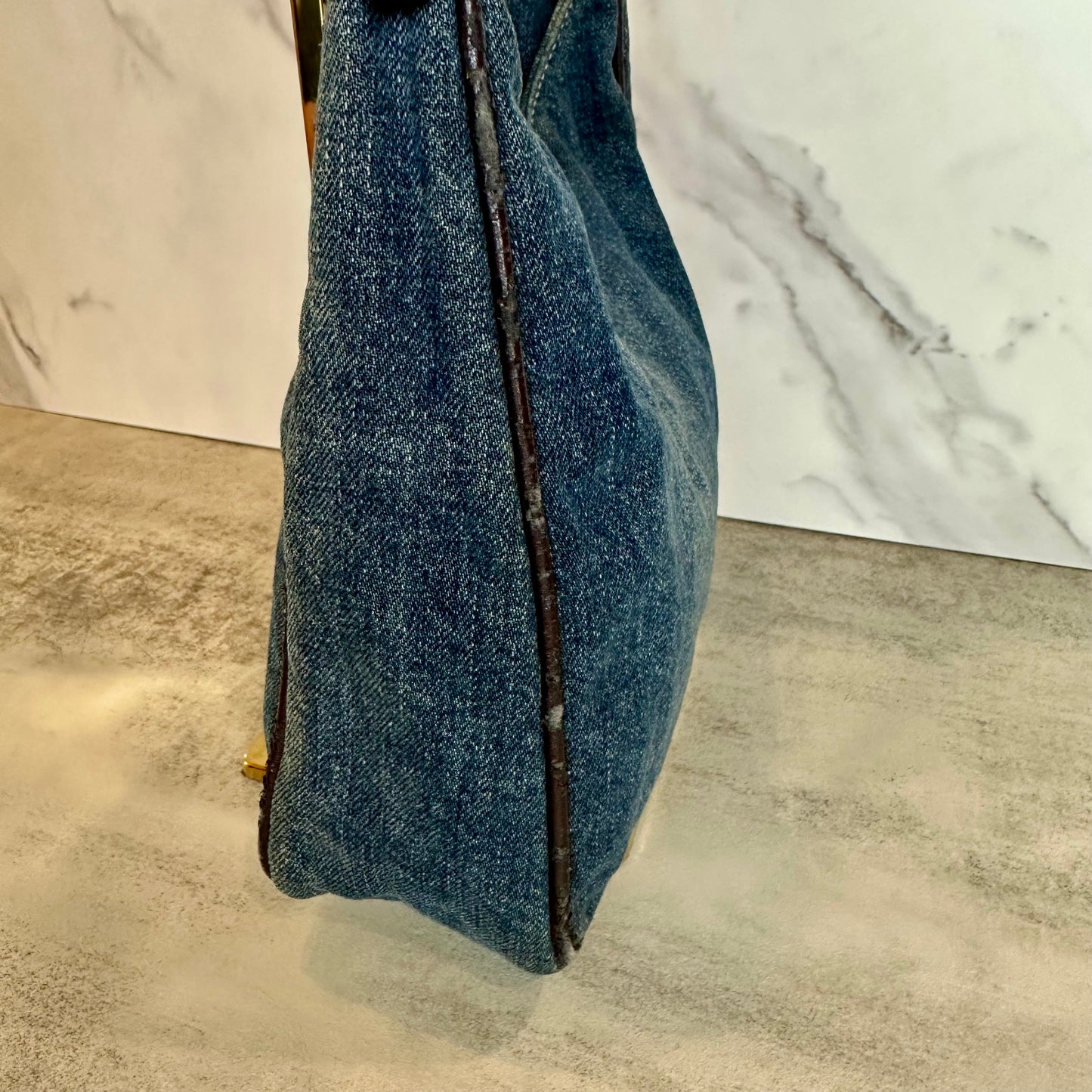 Fendi Denim Hobo Bag