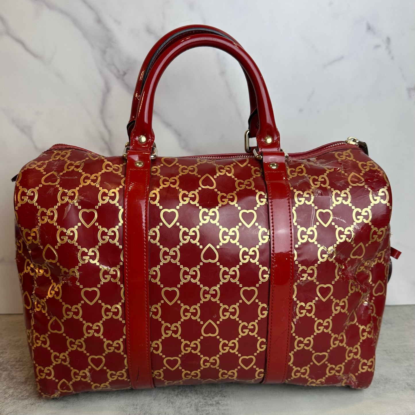 Gucci GG Valentine Medium Joy Boston Bag