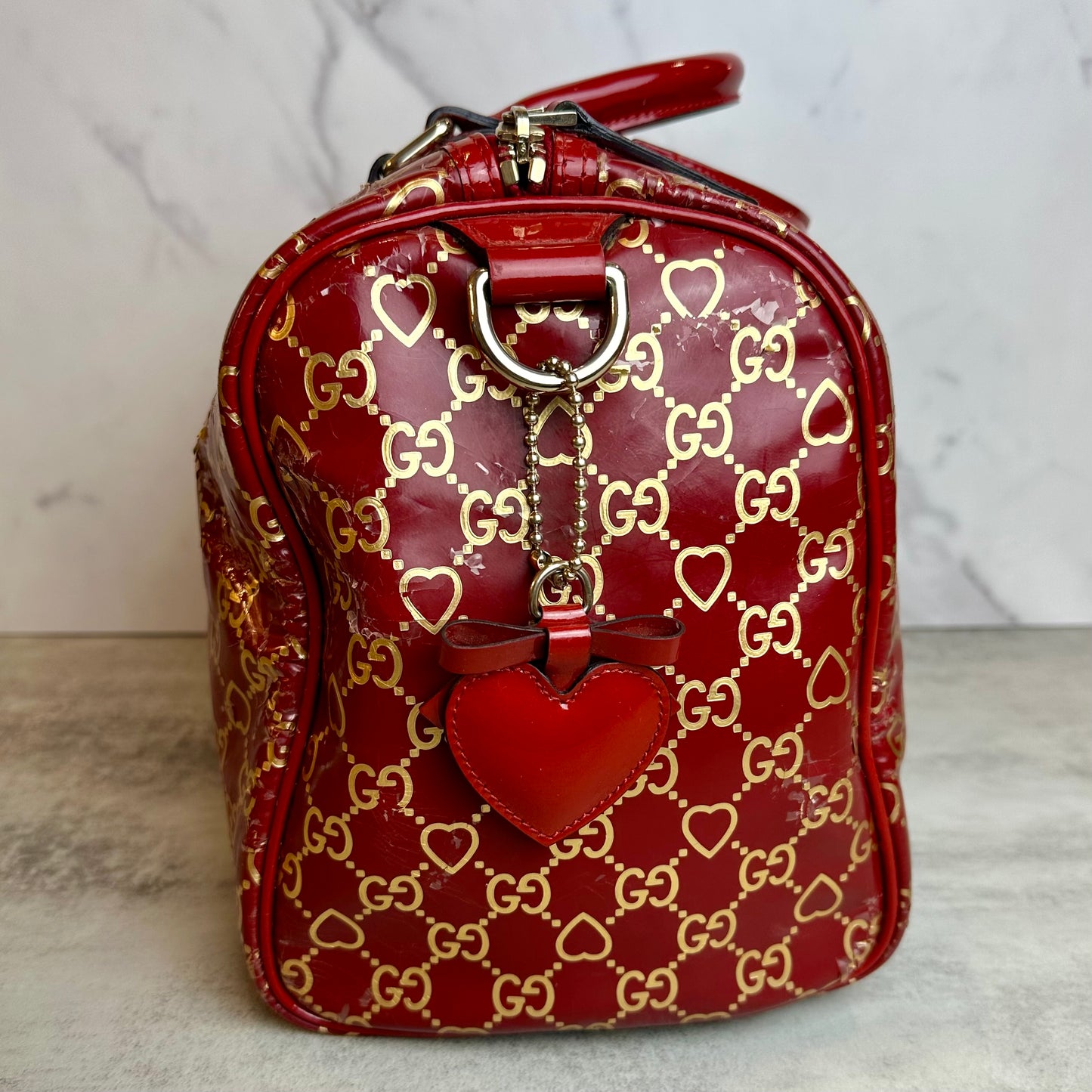 Gucci GG Valentine Medium Joy Boston Bag