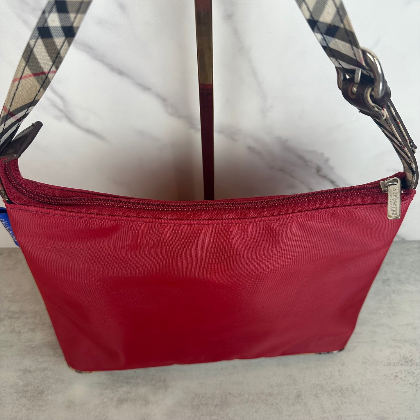 Burberry Blue Label Red Nylon Pochette