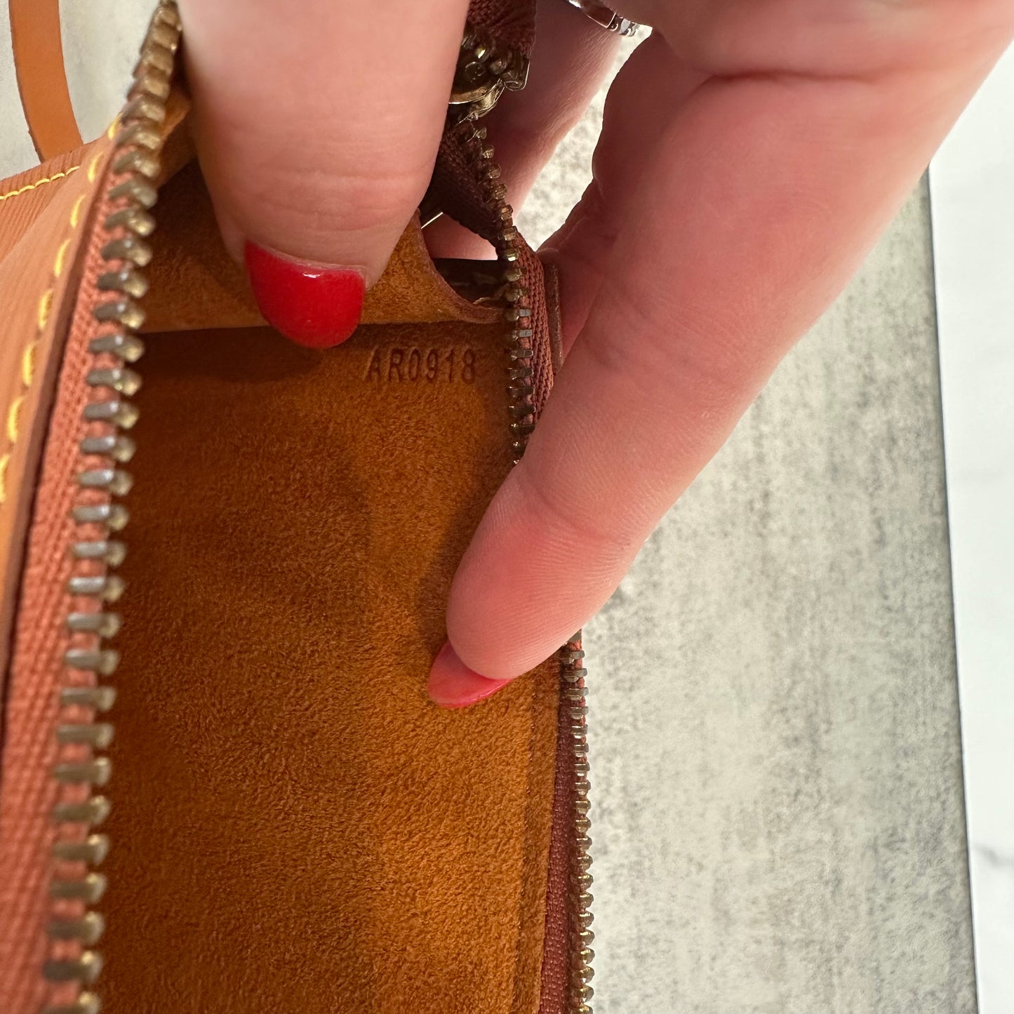 Louis Vuitton Brown Epi Leather Pochette