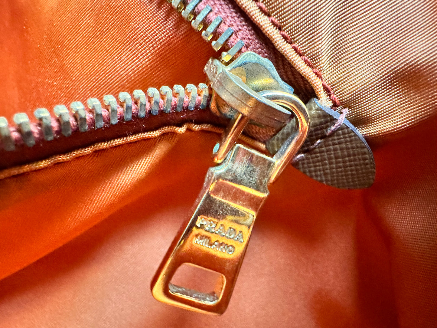 Prada Nylon and Leather Tote Bag