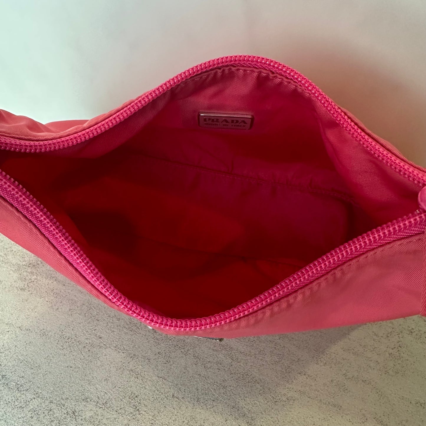 Prada Nylon Pink Pochette