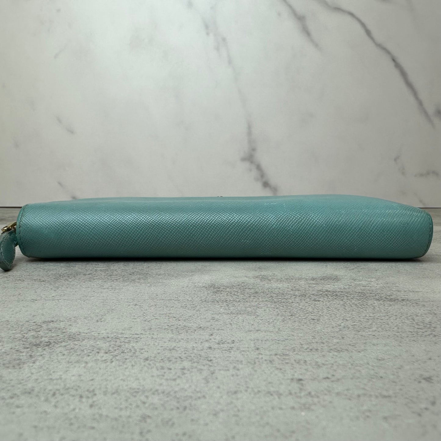 Prada Saffiano Metal Leather Continental Wallet