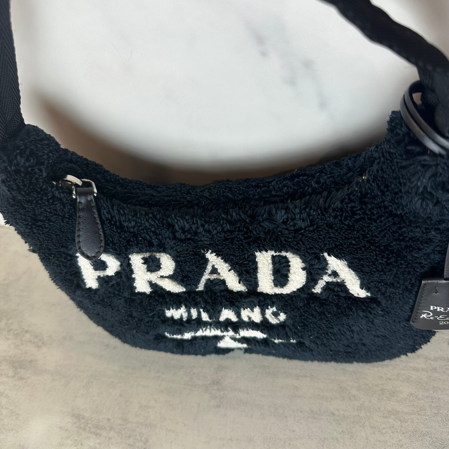 Prada Terry Cloth Mini Re-Edition 2000 Bag