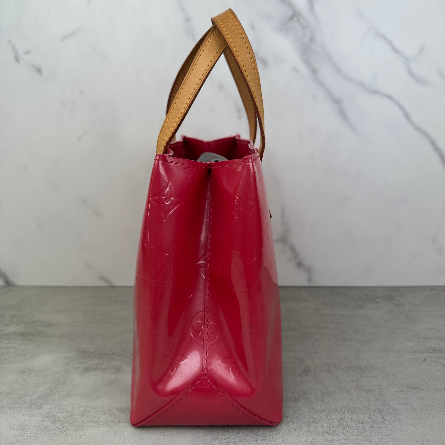 Louis Vuitton Pink Vernis Reade PM