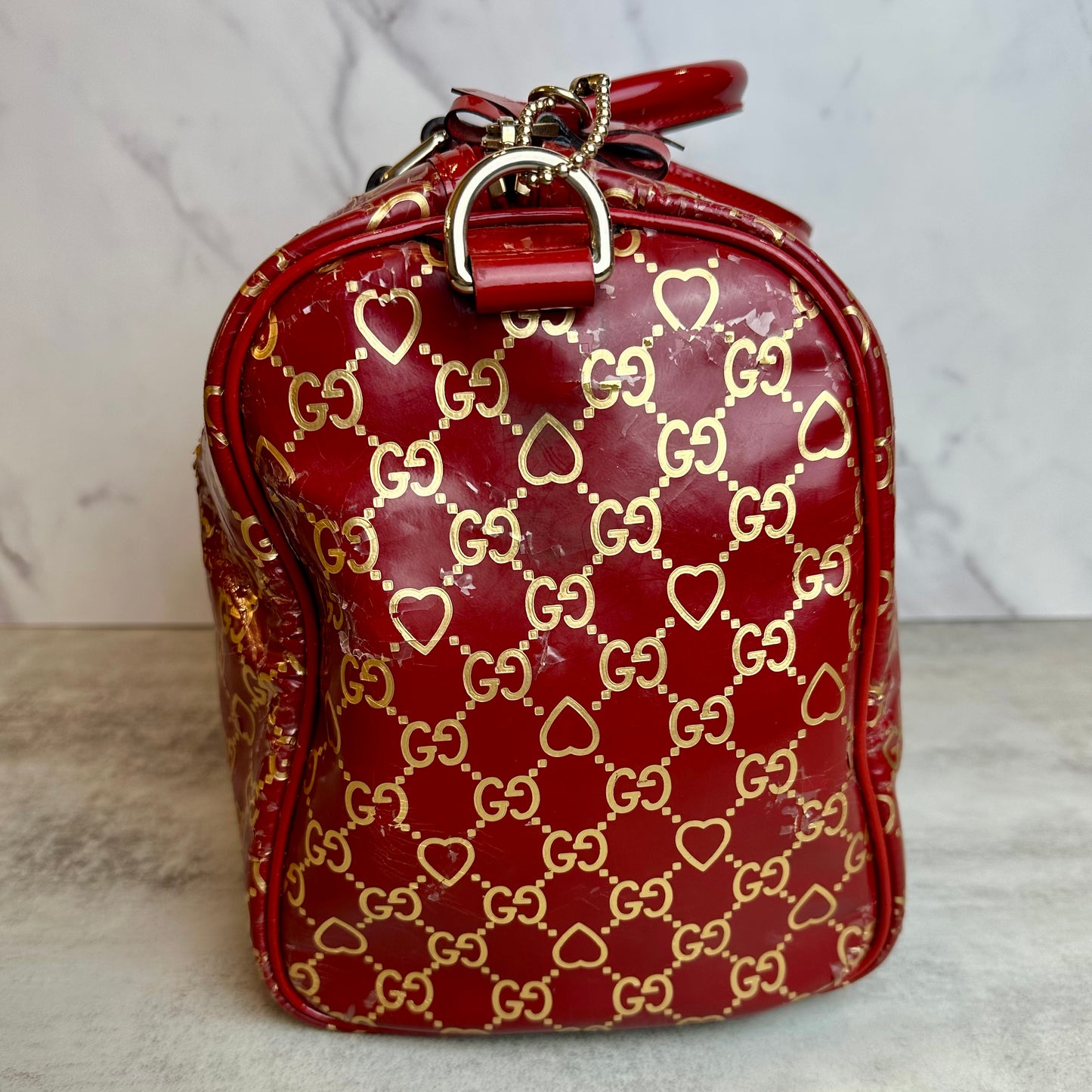 Gucci GG Valentine Medium Joy Boston Bag