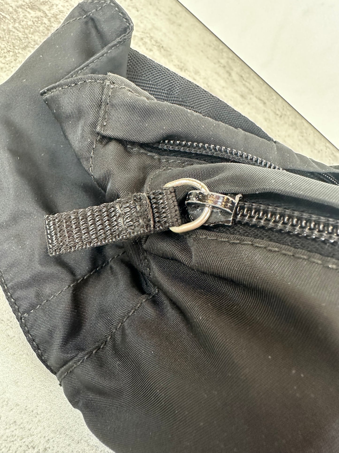 Prada Black Nylon Belt Bag