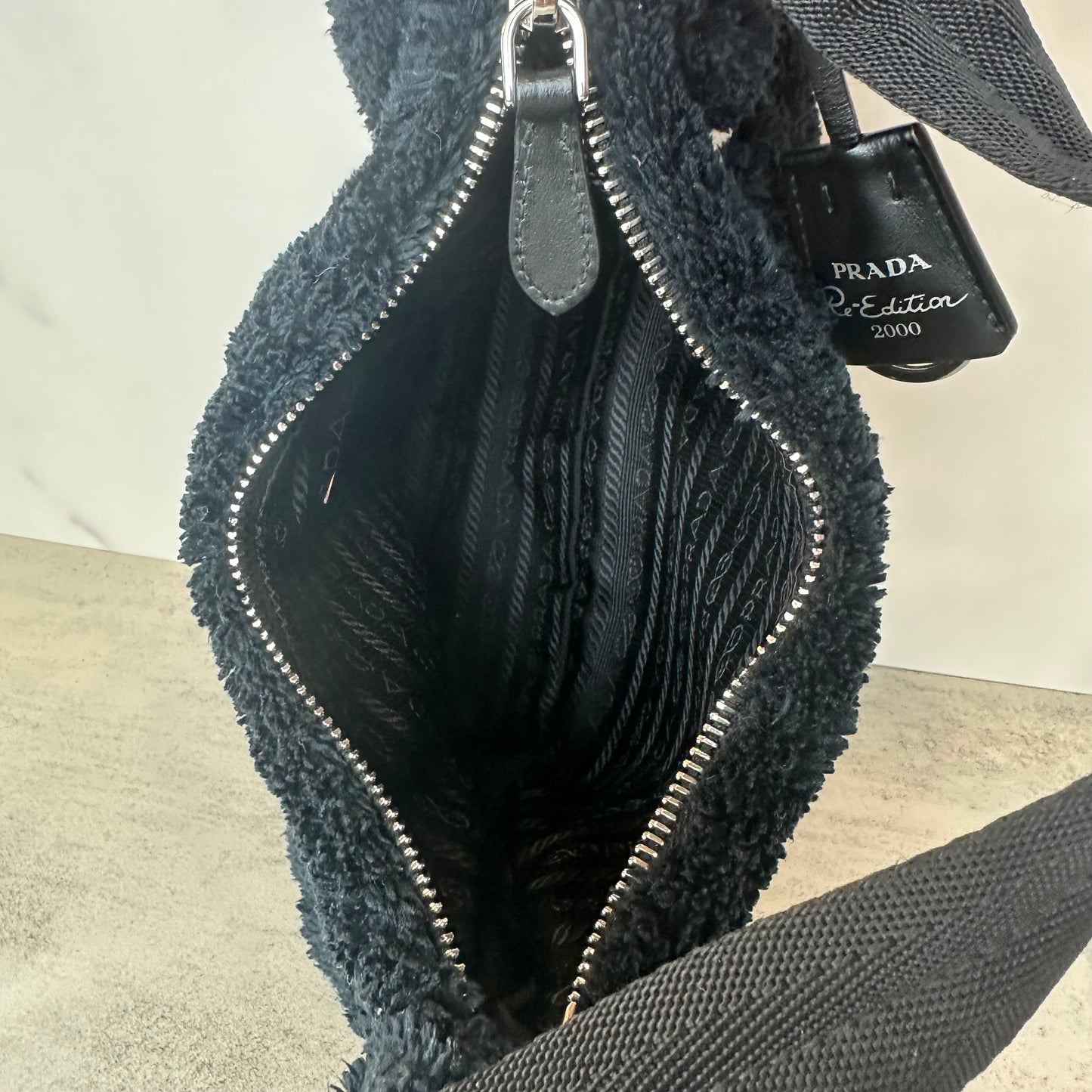 Prada Terry Cloth Mini Re-Edition 2000 Bag