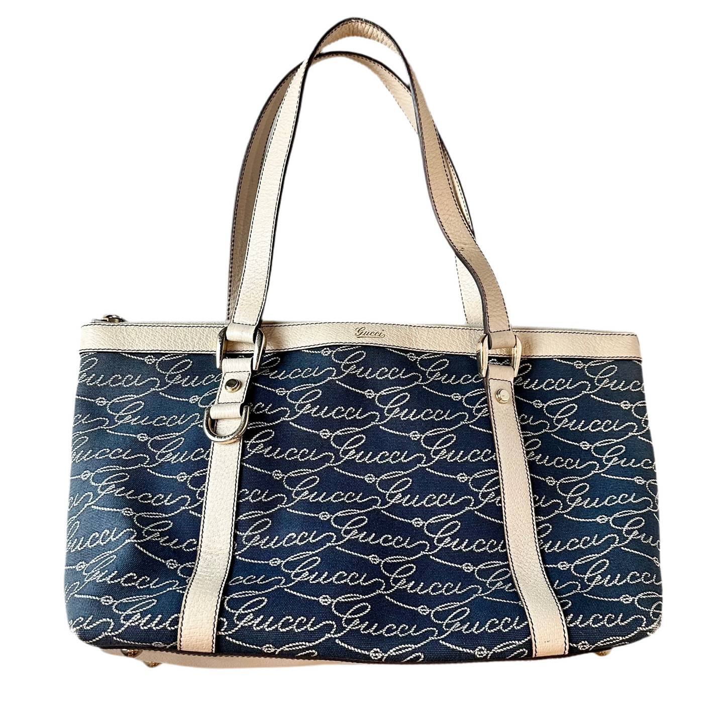 Gucci Nautical Print Abbey D- Ring Shoulder Bag