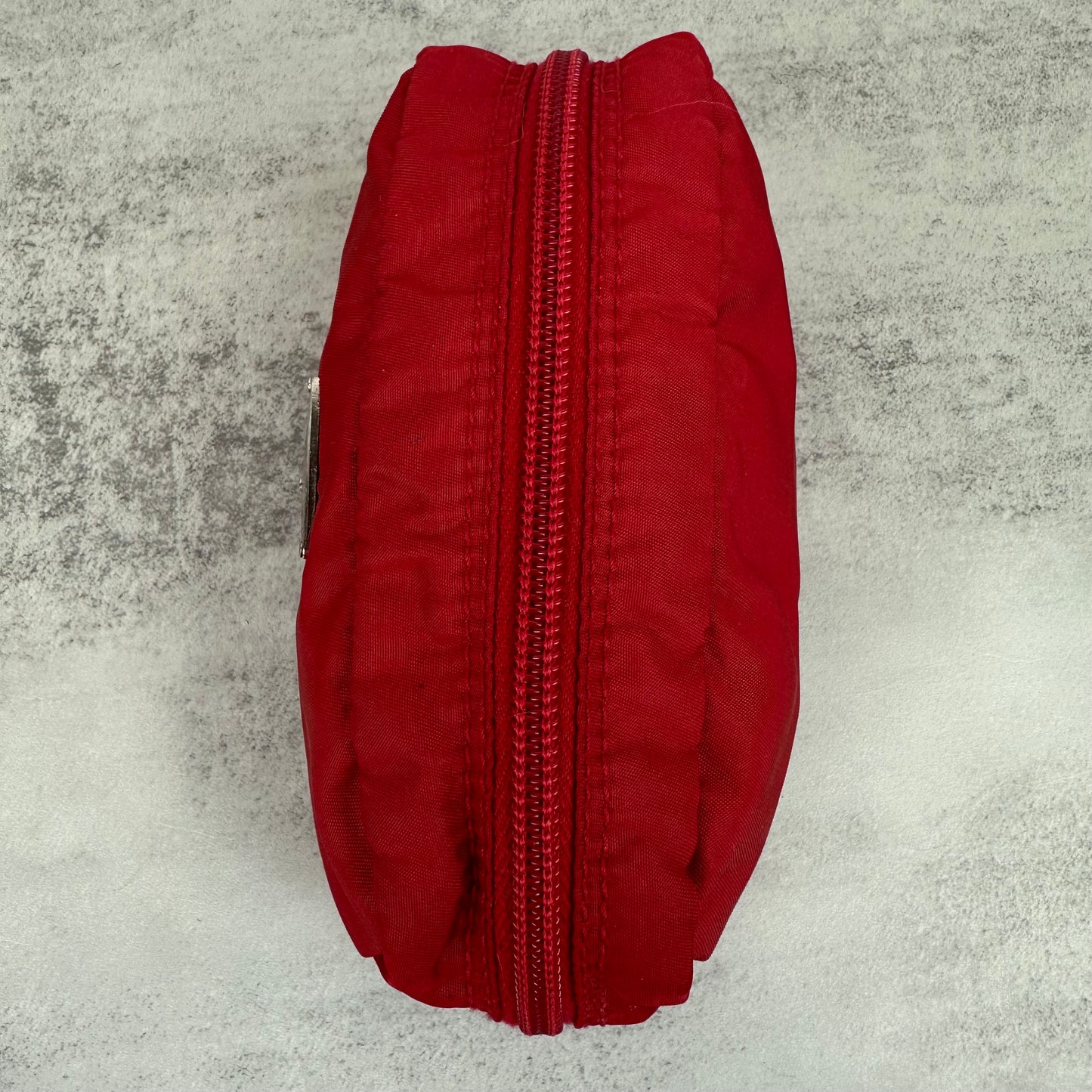 Prada Red Nylon Pouch