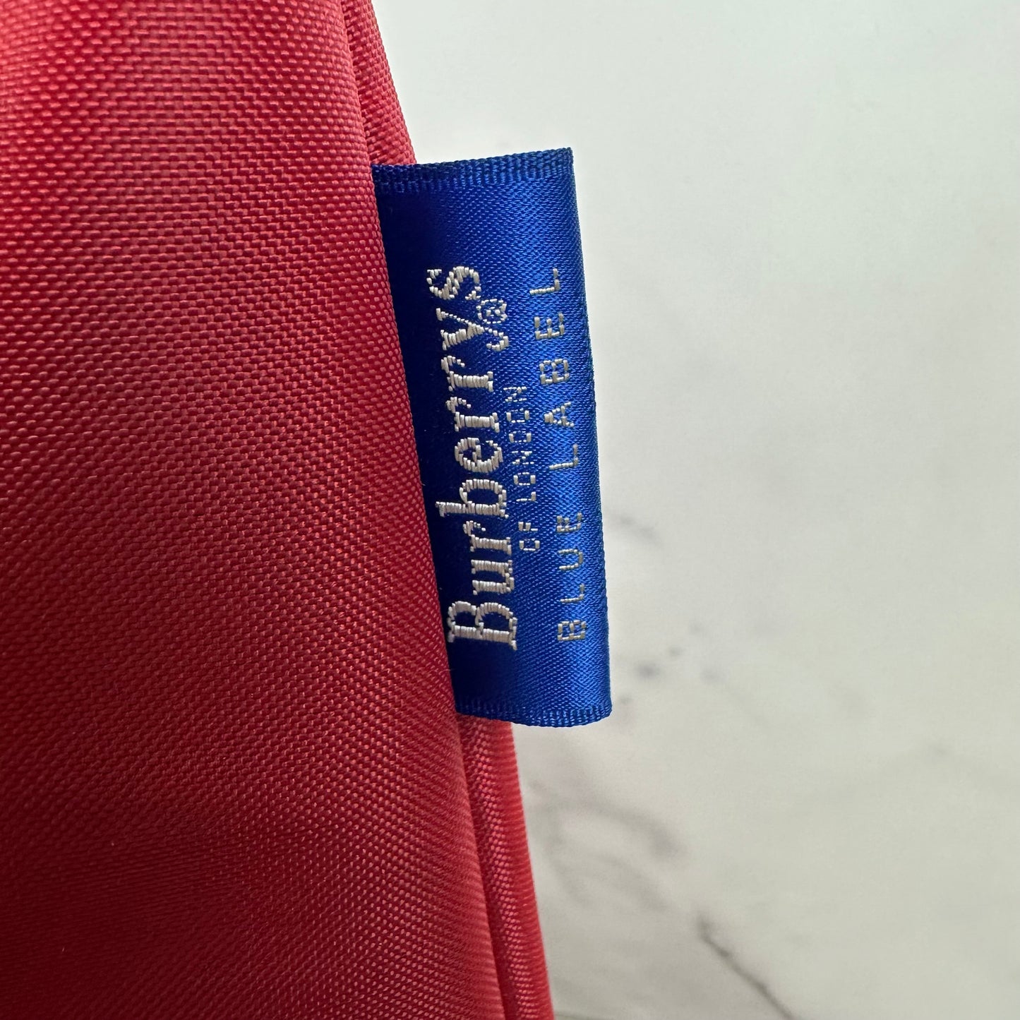 Burberry Blue Label Red Nylon Pochette