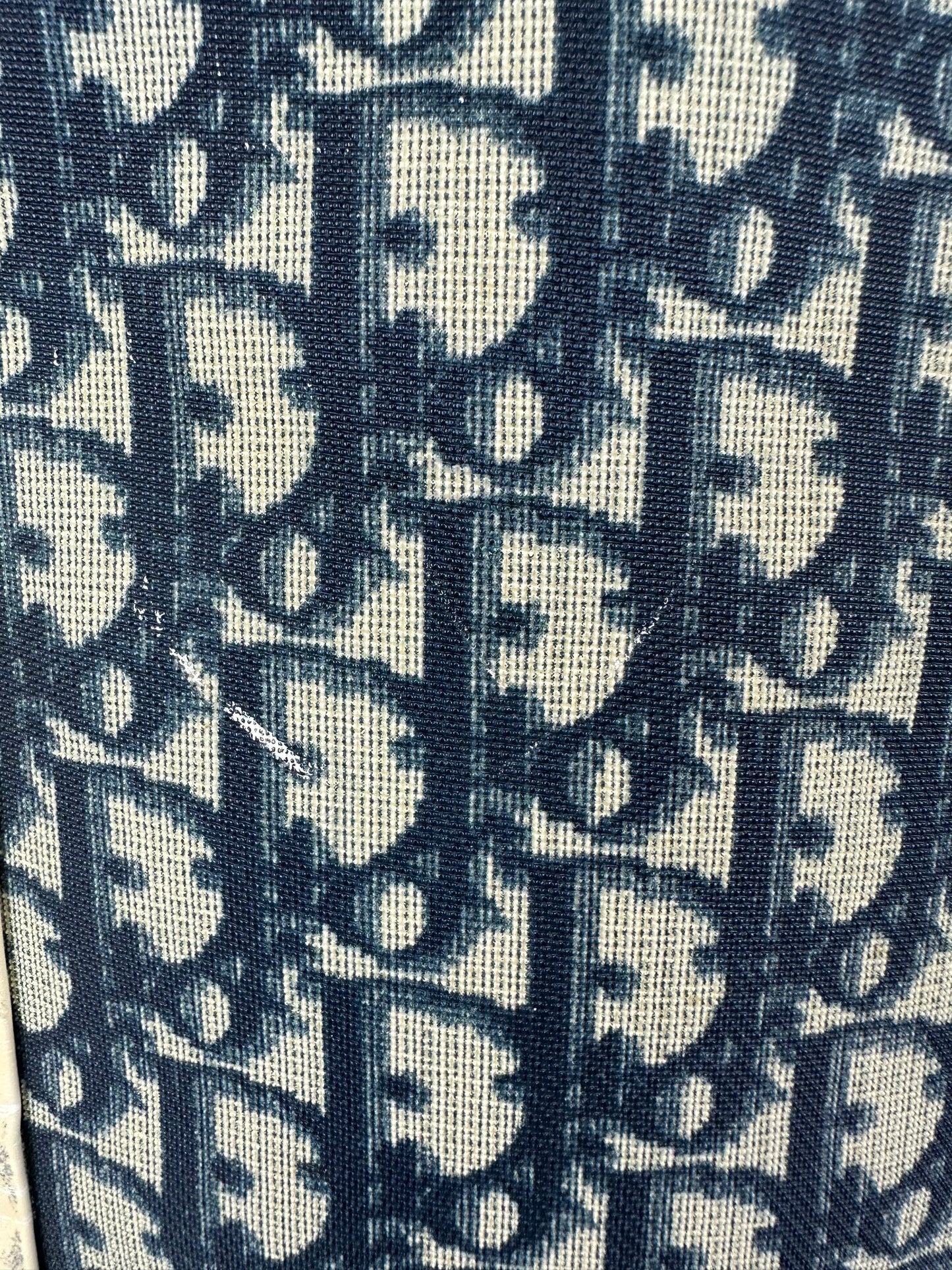 Christian Dior Navy Blue Tote Bag