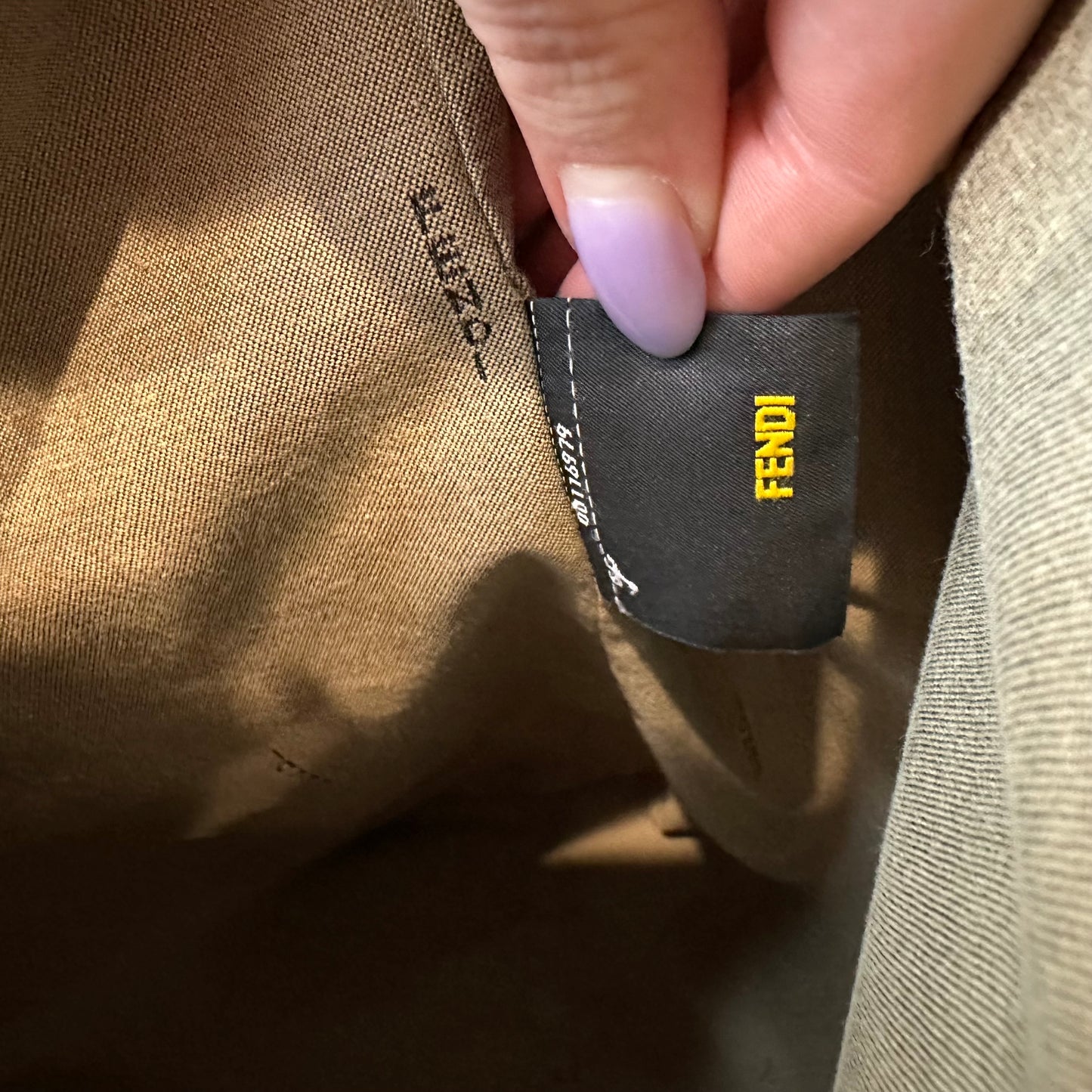 Fendi Leopard Jacquard Shopper Tote