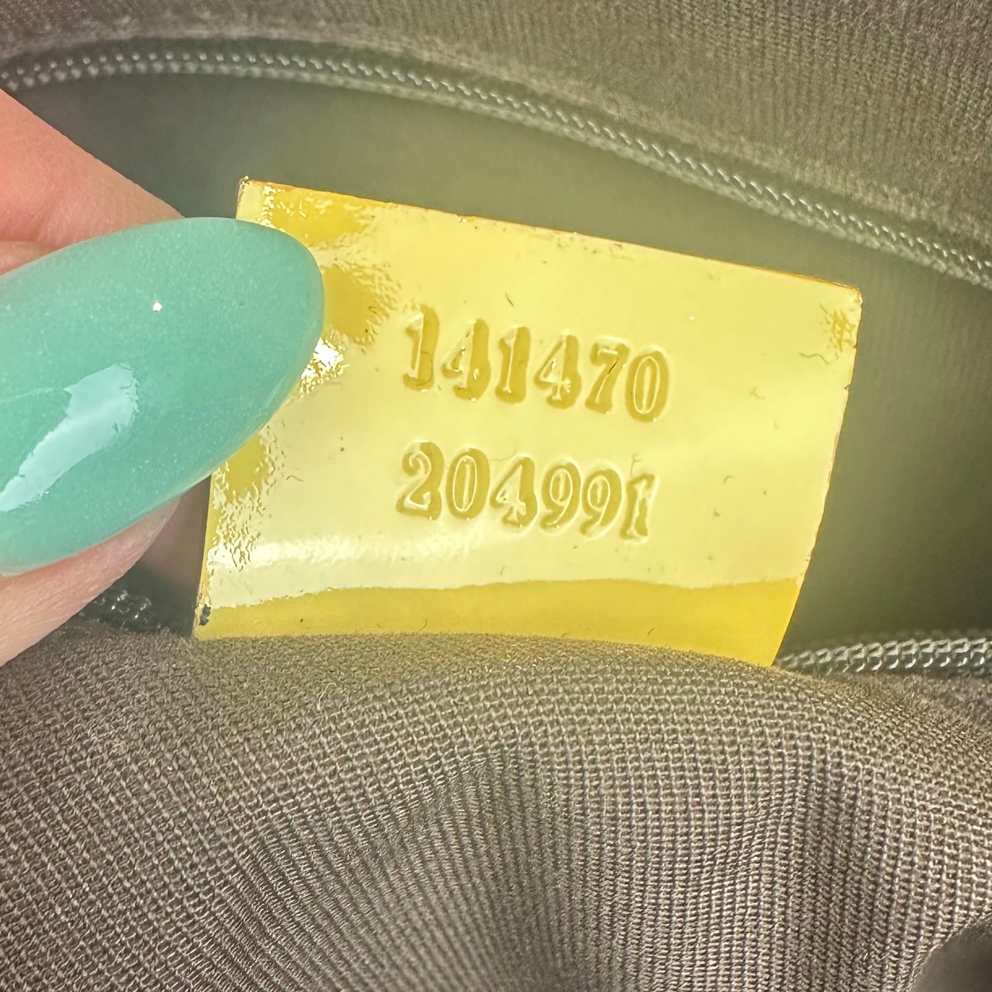 Vintage Gucci Yellow GG Abbey Tote