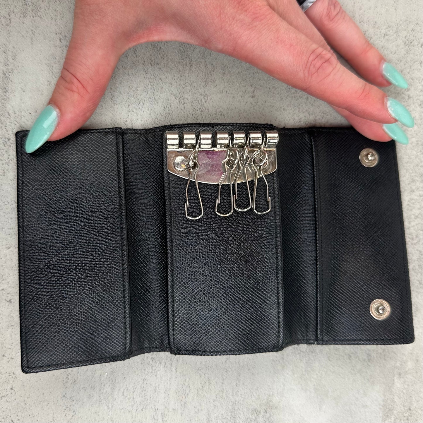 Prada Nylon 6 Key Case