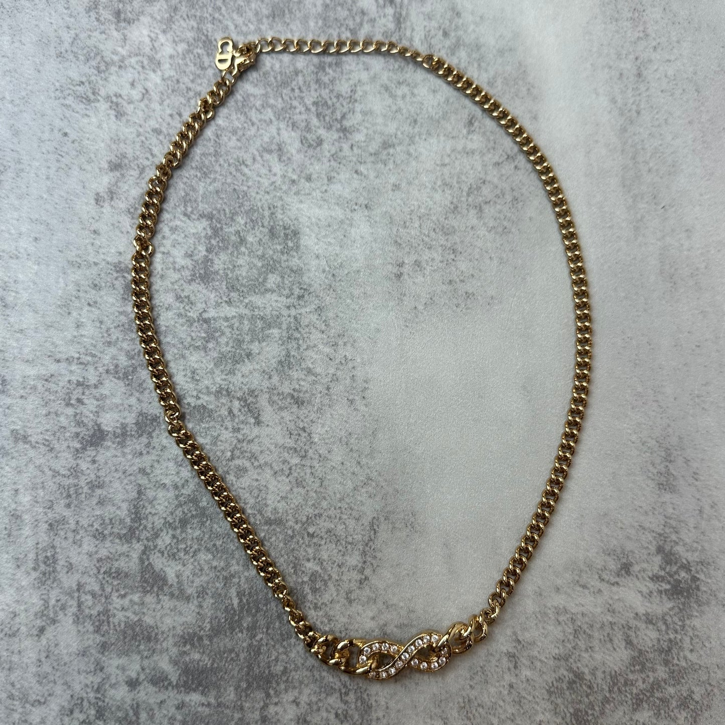 Vintage Dior Infinity Necklace