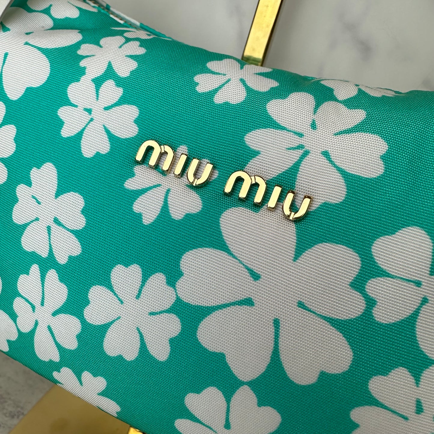 Miu Miu Nylon Top Handle Bag