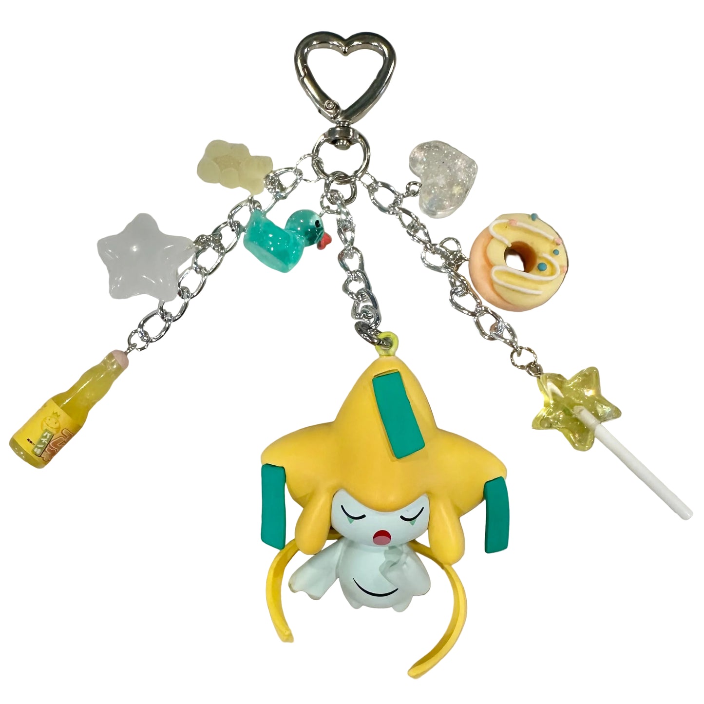 Jirachi Pokemon Figure Charm