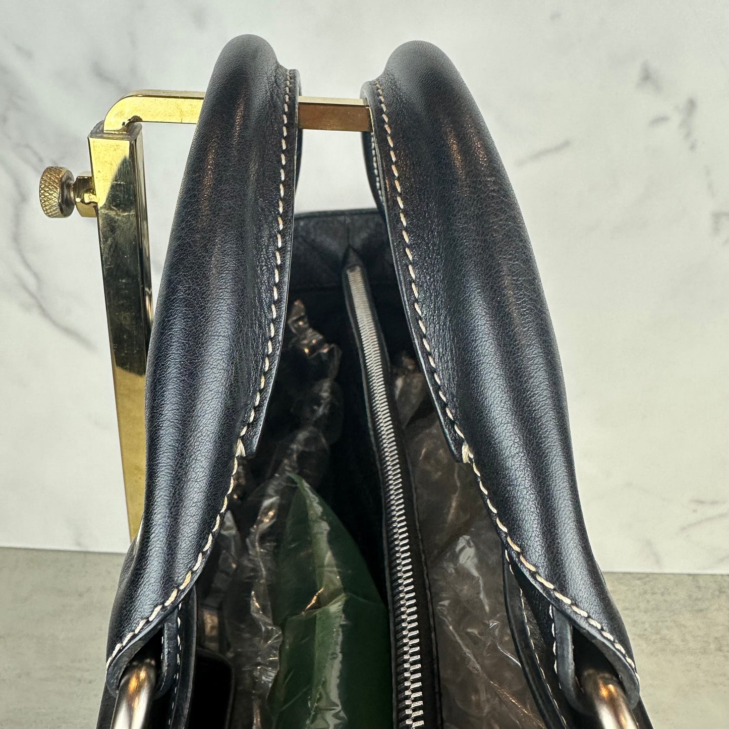 Celine Black Leather Boogie Bag