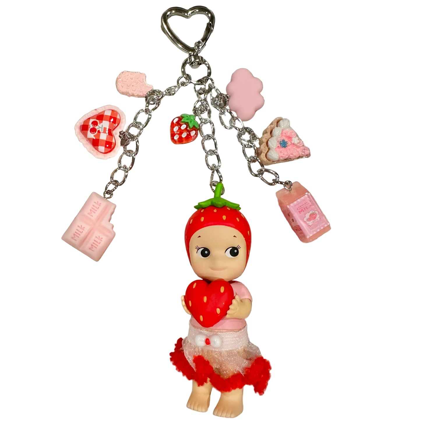 Sonny Angel Strawberry Love Heart Charm