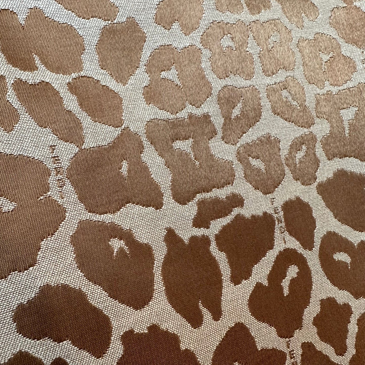 Fendi Leopard Jacquard Shopper Tote